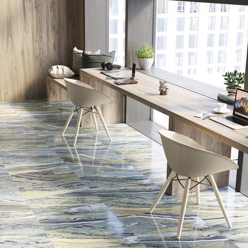 Porcelain stoneware tile - GRACE  - Stanton Carpet Corporation - polished / indoor / bathroom