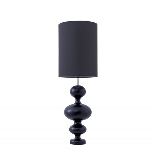 Table lamp - MILOS PM - FLAM ET LUCE LUMINAIRES - fabric / wooden / contemporary