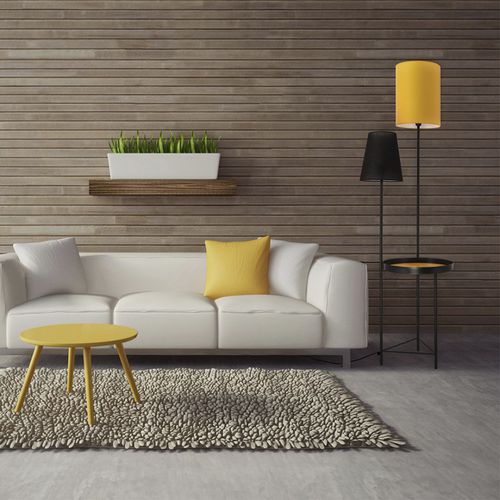 Floor-standing lamp - TOLY - FLAM ET LUCE LUMINAIRES - metal / contemporary / corded