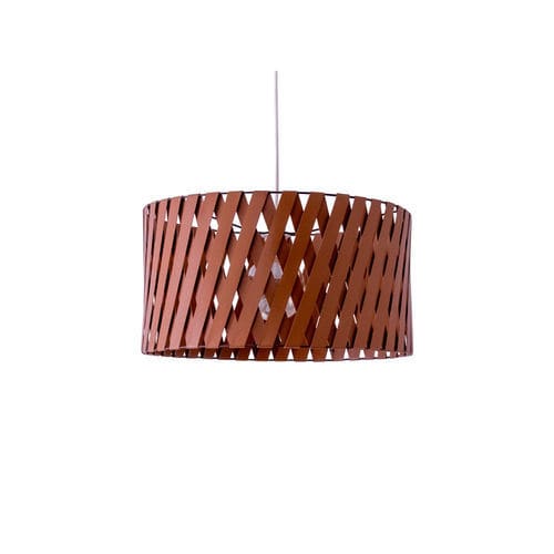 Pendant lamp - DAMY GM - FLAM ET LUCE LUMINAIRES - metal / wood / contemporary
