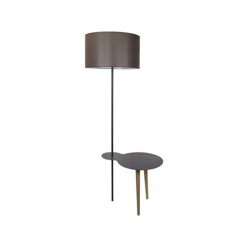 Floor-standing lamp - LMP CLOUD - FLAM ET LUCE LUMINAIRES - metal / wood / contemporary