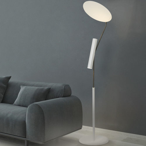 Floor-standing lamp - LMP PISTYL - FLAM ET LUCE LUMINAIRES - metal / wooden / contemporary
