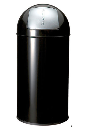 Stainless steel trash can - PB-3140 - Engels - steel / single / contemporary