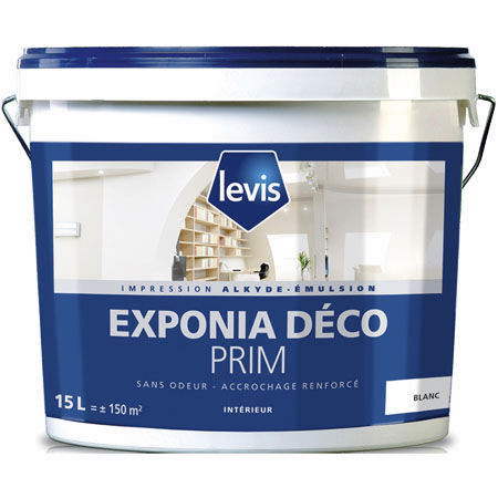 Masonry primer - EXPONIA DECO PRIM - LEVIS - acrylic / indoor
