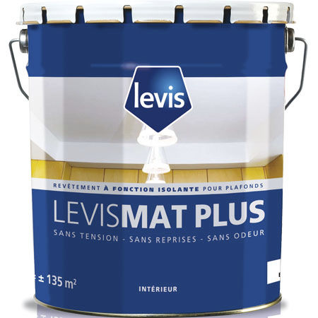Heat-reflective paint - MAT PLUS - LEVIS - for ceiling
