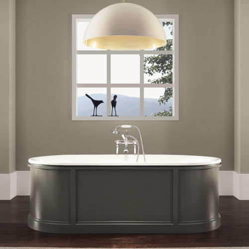 Oval bathtub - CANOVA - RECOR - free-standing / professional / cast iron