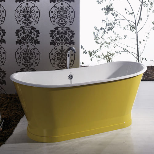 Oval bathtub - EPOQUE - RECOR - free-standing / professional / cast iron