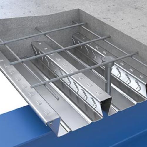 Composite structural floor - COMFLOR® 51+ - TATA STEEL - steel