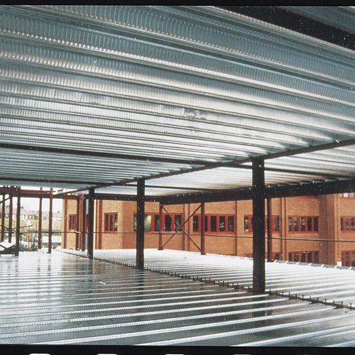 Composite structural floor - COMFLOR® 225 - TATA STEEL - steel / for patio