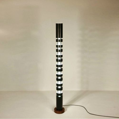 Contemporary light column MFLTTL SERGE MOUILLE metal / wooden