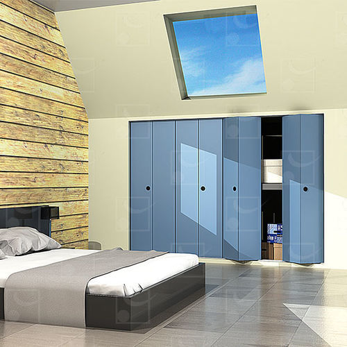 Aluminum sliding system - 5300 - MANTION SAS - for cabinet door / concealed runner / folding