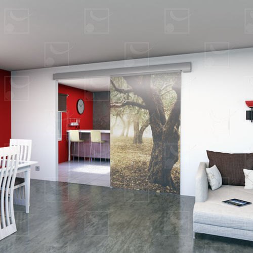 Aluminum sliding system - SAFGLASS POWER - MANTION SAS - door / concealed runner / wall-mounted