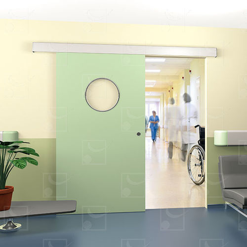 Aluminum sliding system - SOFTCLOSE - MANTION SAS - door / concealed runner / wall-mounted