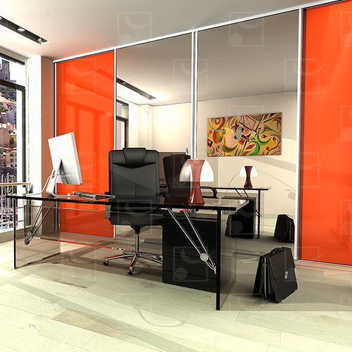 Aluminum sliding system - PICOSTAR 19 - MANTION SAS - for cabinet door / concealed runner