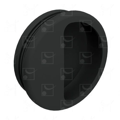 Sliding door pull handle - 1293-1 - MANTION SAS - contemporary / recessed / black