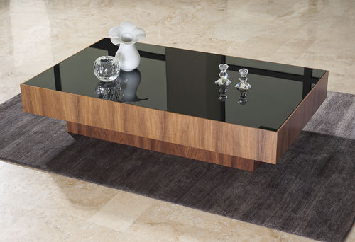 Contemporary coffee table - SQUARE CRYSTAL - GUARANTEE by GIOGATZIS - wooden / rectangular / home