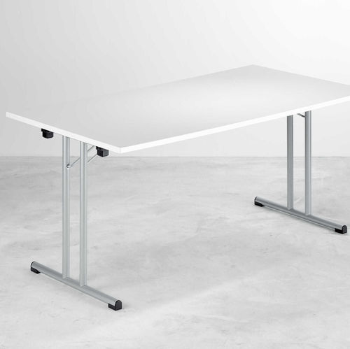 Folding table - Hund Möbelwerke - contemporary / wooden / metal base