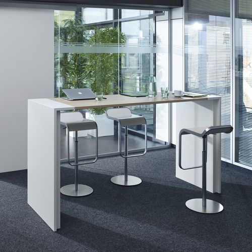Contemporary conference table - CONSOLE - Hund Möbelwerke - wooden / wooden base / high