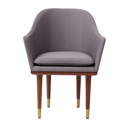 Contemporary chair - LUNAR - STELLAR WORKS - indoor / fabric / solid wood
