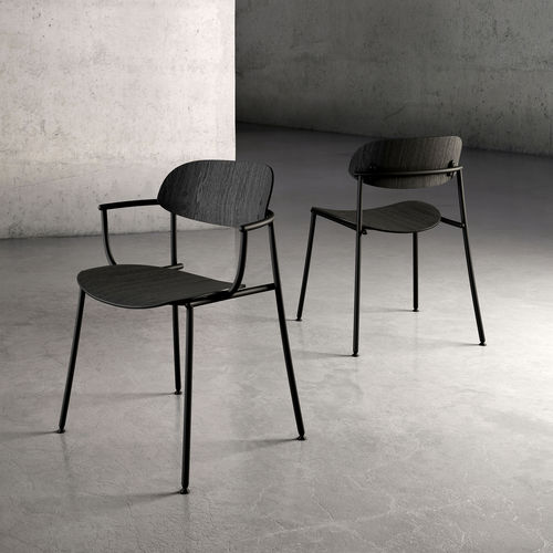 Contemporary chair - ORI - STELLAR WORKS - indoor / bamboo / laminate