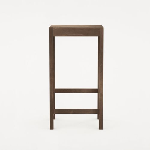 Contemporary bar stool - FRAMA - ash / birch / oiled wood