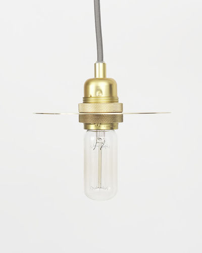 Pendant lamp - CIRCLE - FRAMA - brass / contemporary / corded