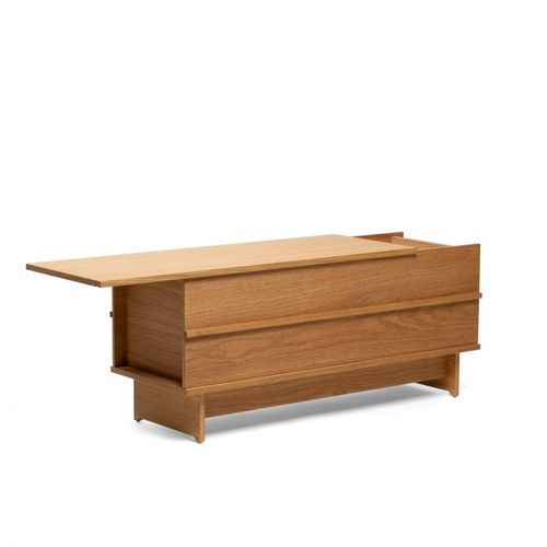 Contemporary bench - Correlation - WEDOWOOD - natural oak / wood veneer / without backrest