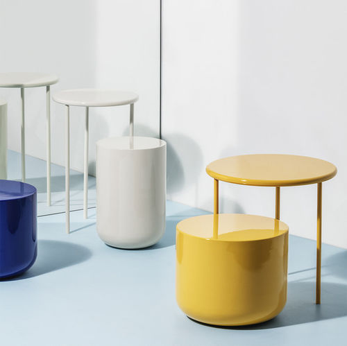 Contemporary side table - THE PAIR - mobel copenhagen - ceramic / round / home