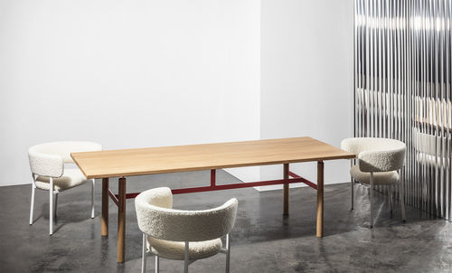 Contemporary dining table - BEAM - mobel copenhagen - wooden / rectangular / home