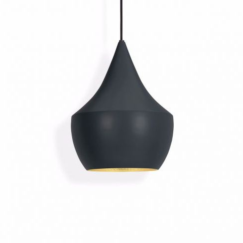 Pendant lamp - BEAT FAT : BLS02-PEUM2 - Tom Dixon - brass / contemporary / corded