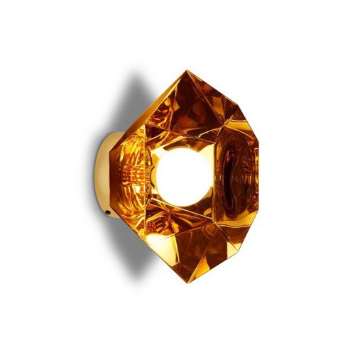 Contemporary wall light - CUT : CUSS02GOEU - Tom Dixon - indoor / polycarbonate / hexagonal