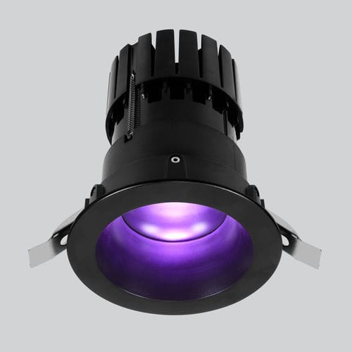 Recessed ceiling downlight - LUMENCORE - lumenpulse Group - RGBW LED / circular / square