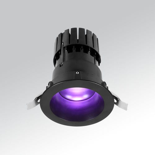 Recessed ceiling downlight - LUMENCORE - lumenpulse Group - RGBW LED / round / IP55