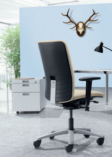 Contemporary office armchair - JET.ONE - König Neurath - fabric / adjustable-height / commercial