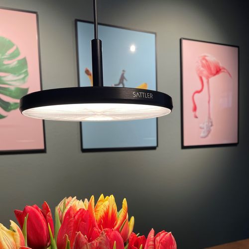 Hanging light fixture - AVVENI 1 - Sattler GmbH - LED / round / IP20