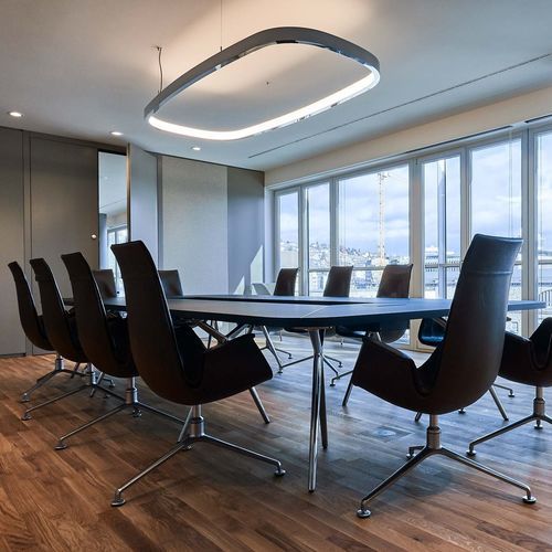 Hanging light fixture - SOFT SQUARE - Sattler GmbH - LED / rectangular / IP20