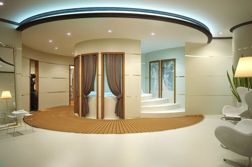 Built-in hot tub - YACHT - Hofer Group GmbH - round / 6-person / commercial