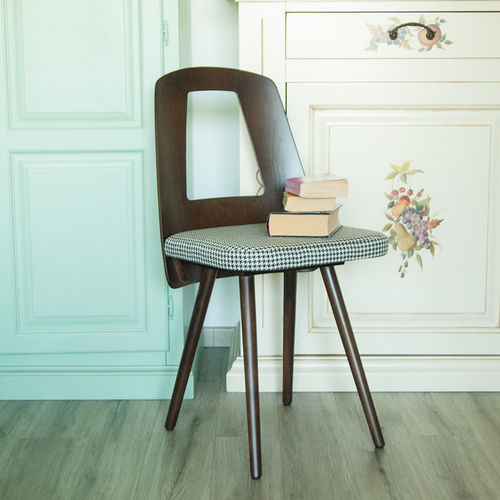 Vintage chair - BERRY - KODRETA furniture, s.r.o. - indoor / wooden / fabric