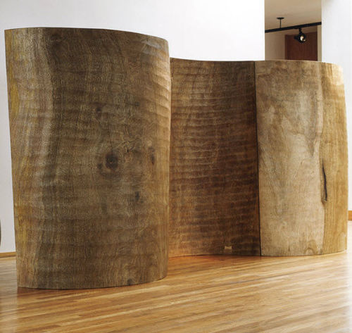 Contemporary screen - WALL OF WOOD - JÉRÔME-ABEL SEGUIN - wooden