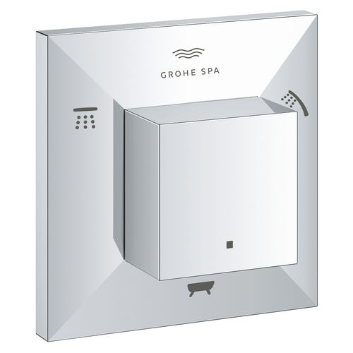 Shower shut-off valve - 29399000 - GROHE - wall-mounted / metal / bathroom