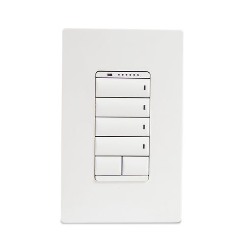 Home automation system control keypad - WPX-SWLV06-00 - Savant Systems - for lighting / wall-mounted / wireless