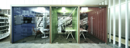 Interior door - planet partitioning - glass / swing / glazed