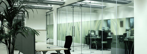 Interior door - planet partitioning - glass / sliding / glazed
