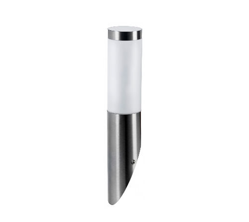 Contemporary wall light - HERMOSSILO - LUMITEK - outdoor / stainless steel / round