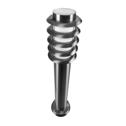 Urban bollard light - ZARZIS - LUMITEK - contemporary / stainless steel / PMMA
