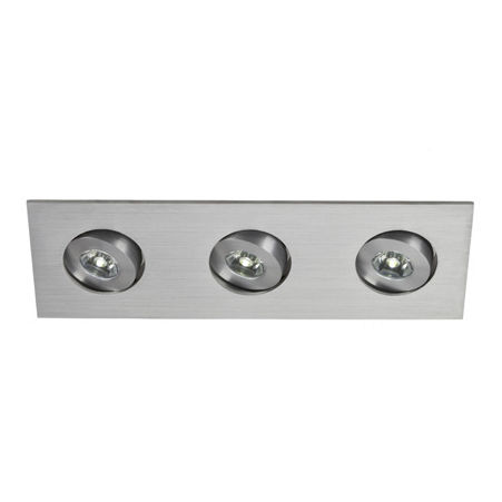 Recessed ceiling spotlight - ETRON - LUMITEK - recessed floor / LED / square