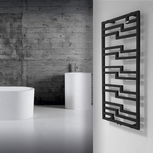 Hot water towel radiator - GRECALE - TONON EVOLUTION - 501 w...750 w / design / steel