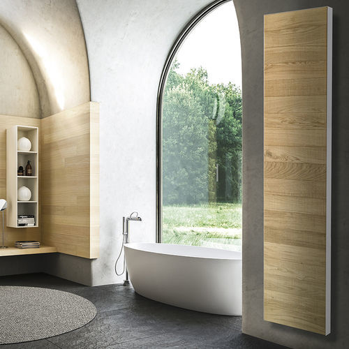 Hot water radiator - WOOD 5.5 - TONON EVOLUTION - 1001 w...1500 w / contemporary / steel