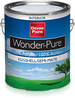 Decorative paint - WONDER-PURE™ - DEVOE PAINT - for indoor use / for wall / acrylic