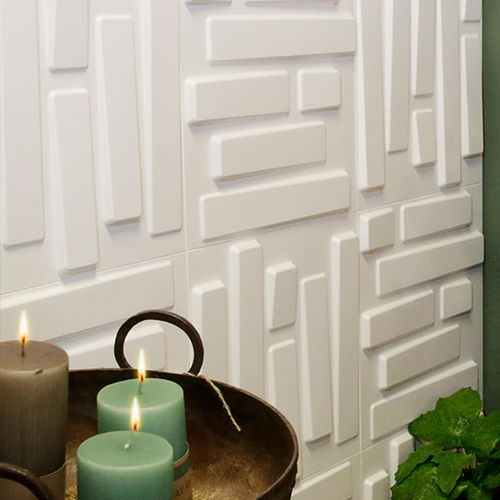 Cover decorative panel - BRICKS  - WallArt - wall-mounted / natural fiber / 3D